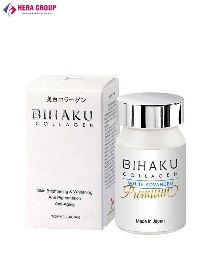 Viên uống trắng da của Nhật Bihaku Collagen Premium