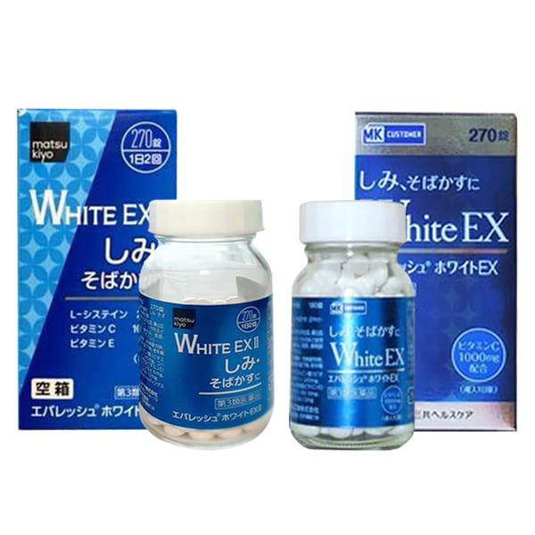 Viên uống trắng da của Nhật White EX