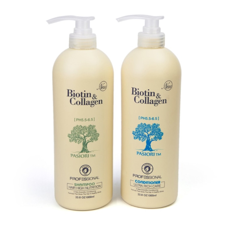 Dầu gội phục hồi tóc hư tổn Biotin & Collagen Shampoo