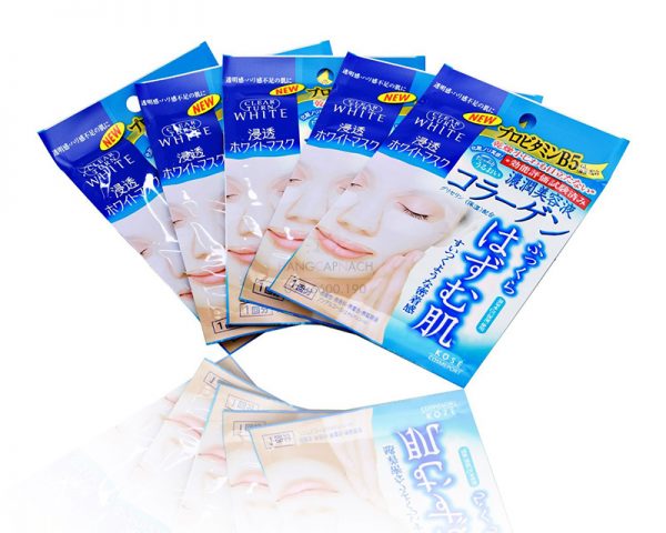 Mặt nạ dưỡng trắng da Kose tinh chất collagen của Nhật