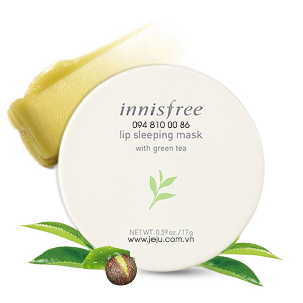 Mặt nạ môi Lip Sleeping Mask With Green Tea – Innisfree