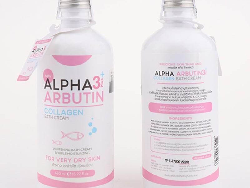 Sữa tắm kích trắng Alpha Arbutin Collagen Bath Cream