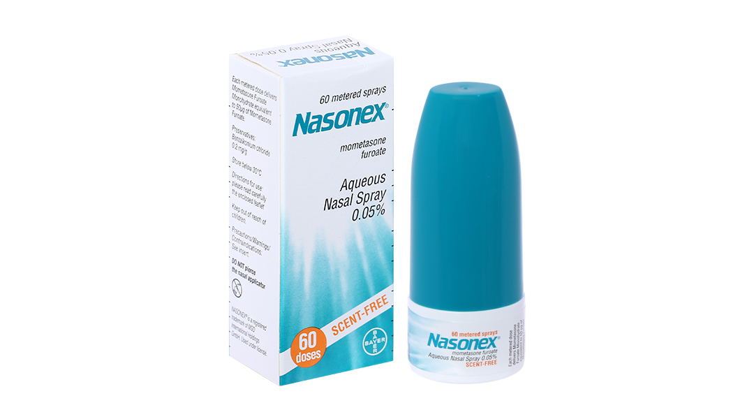 Thuốc xịt viêm mũi dị ứng Nasonex 0,05%